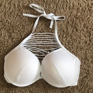 White Victoria’s Secret bikini top